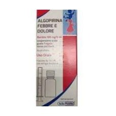 ALGOPIRINA FEBBRE E DOLORE*orale sosp 150 ml 100 mg/5 ml gusto fragola senza zucchero