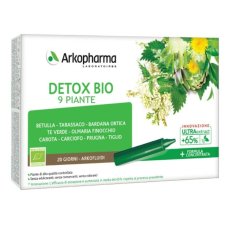 ARKOFLUIDI  DETOX BIO 9 PIANTE 20 FIALE
