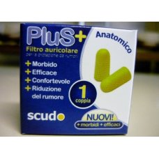 TAPPI AURICOLARI EARPLUG SCUDO PLUS 1 COPPIA