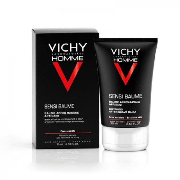 Vichy Homme Sensi-Baume Mineral-Calcio 75ml