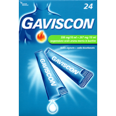 GAVISCON*24BUST 500+267MG/10ML