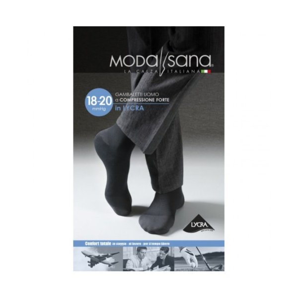 MODASANA 18 DEN COTONE GAMBALETTO NERO XL