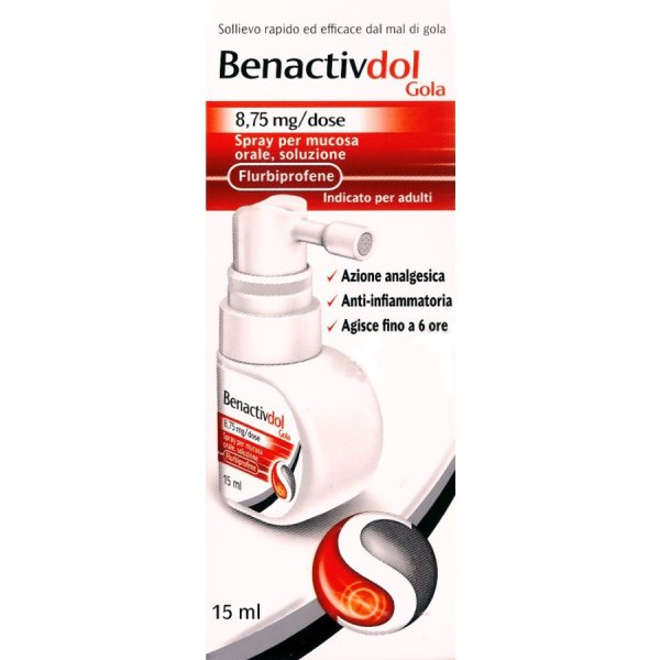 BENACTIVDOL GOLA SPRAY 15 ML 8,75