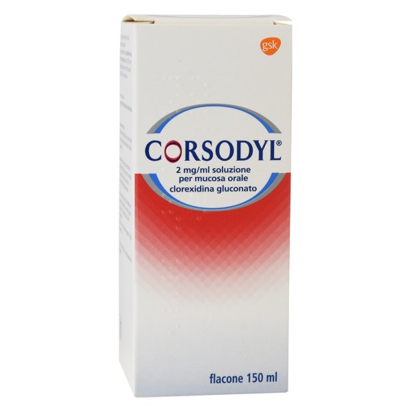 Corsodyl Soluzione 150ml 200mg/100