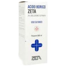 ACIDO BORICO (ZETA FARMACEUTICI)*soluz cutanea 500 ml 3%