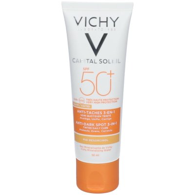 Vichy Capital soleil Crema Solare Viso Spf 50 Anti-Macchia 3 in 1  50ml