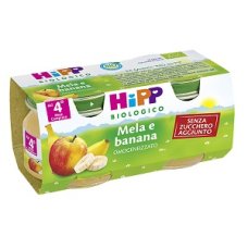 HIPP BIO MERENDA FRUTTA MELA BANANA 4 VASETTI