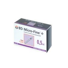 Corman Spa Siringhe Insulina Bd 0,5ml G30 30 Pezzi