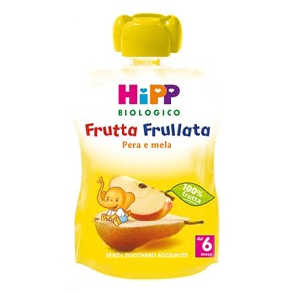 HIPP BIO FRUTTA FRULLATA MELA PERA 90G