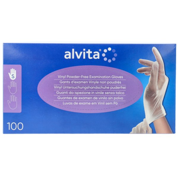ALVITA GUANTI VINILE S/POLV S