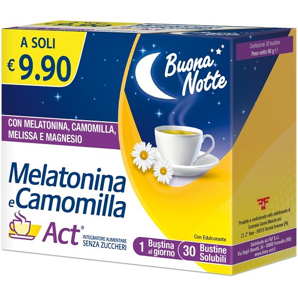 MELATONINA ACT +CAMOMIL 30BUST