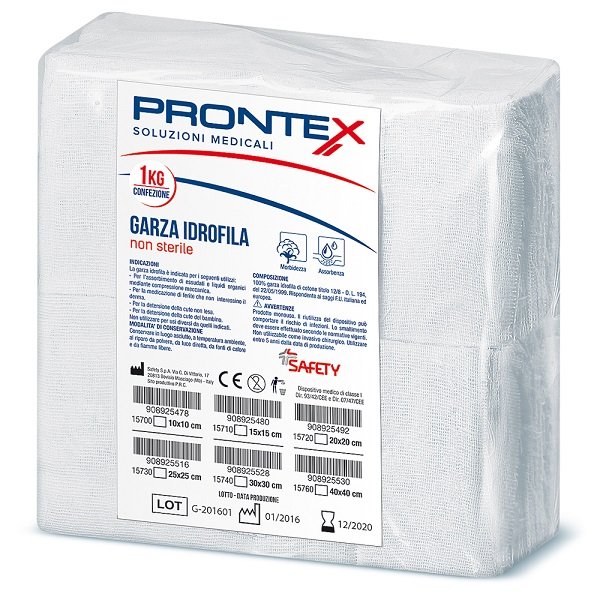 GARZA PRONTEX 20X20CM 1KG