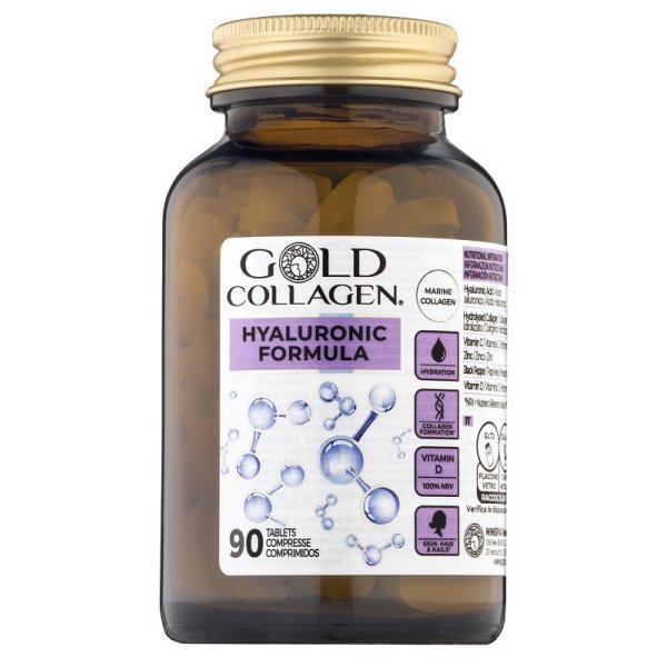 GOLD COLLAGEN HYALURONIC 90 COMPRESSE