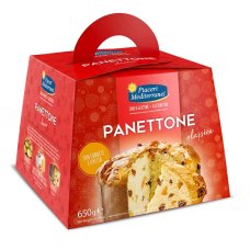 PIACERI MEDIT PANETTONE 650G PIACERI MEDIT PANETTONE 650G