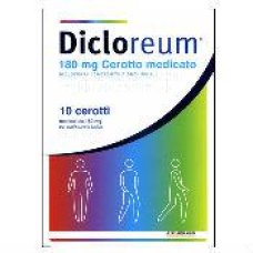 DICLOREUM ANT LOC*10 CEROTTI  MEDICATI 180 MG