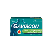 GAVISCON*24CPR MENT250+133,5MG