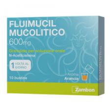 FLUIMUCIL MUCOLITICO*orale grat 10 bust 600 mg FLUIMUCIL MUCOLITICO*orale grat 10 bust 600 mg