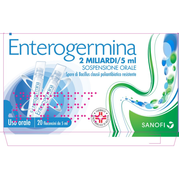 ENTEROGERMINA  20Fa 2MLD/5ML