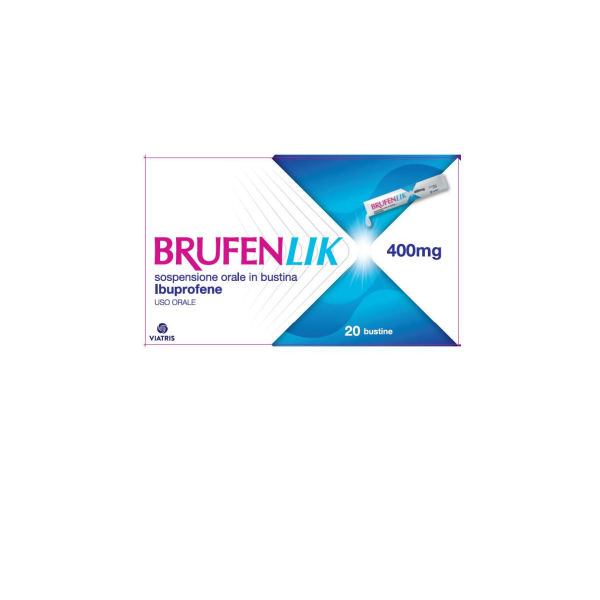 BRUFENLIK*20 bust orale sosp 400 mg 10 ml